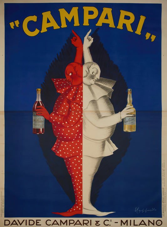 Vintage Campari poster print (1920s) by Leonetto Cappiello