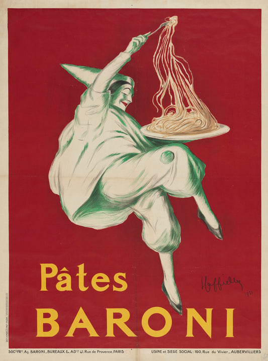 Pates Baroni poster (1910) print by Leonetto Cappiello