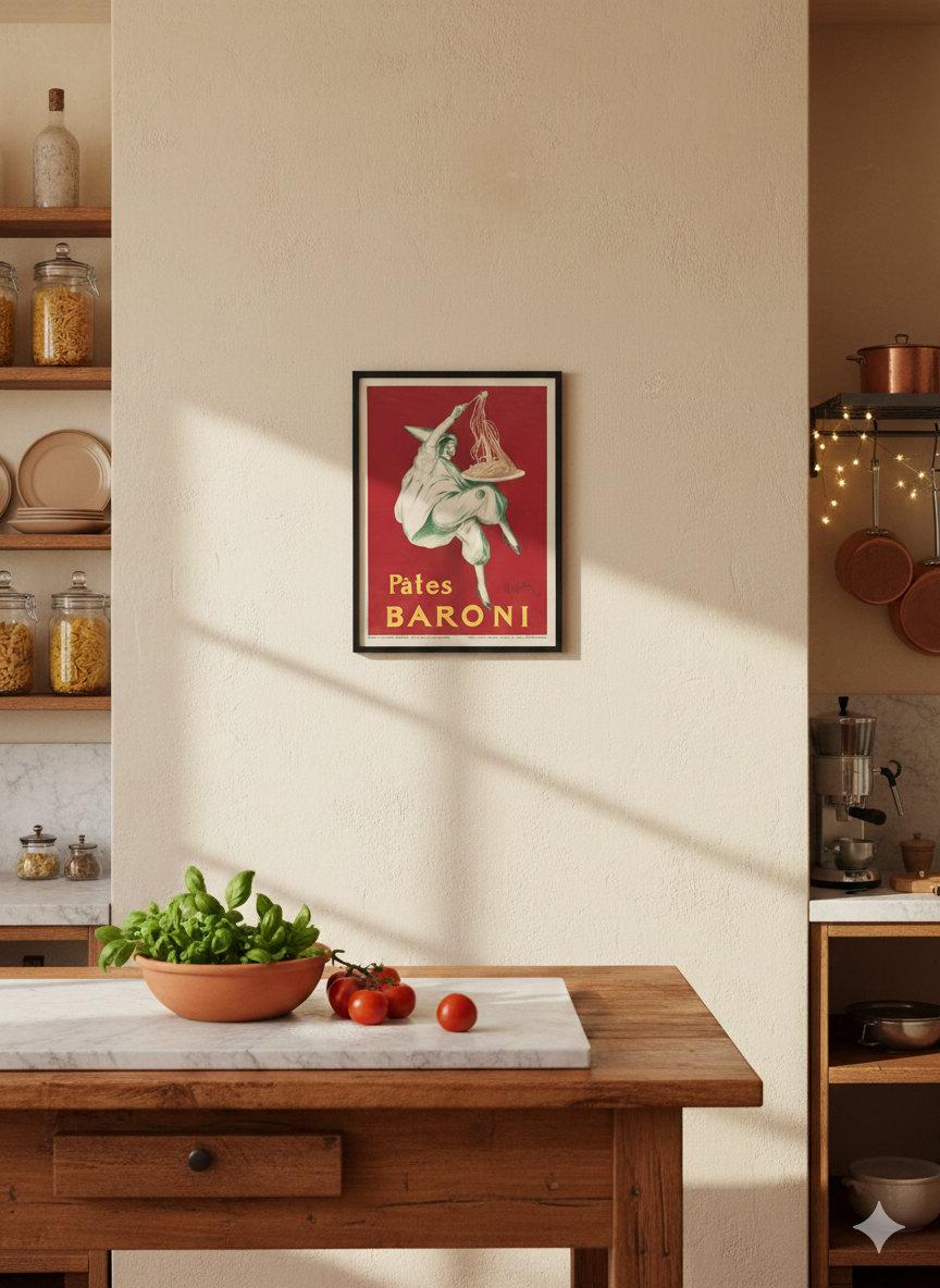 Pates Baroni poster (1910) print by Leonetto Cappiello