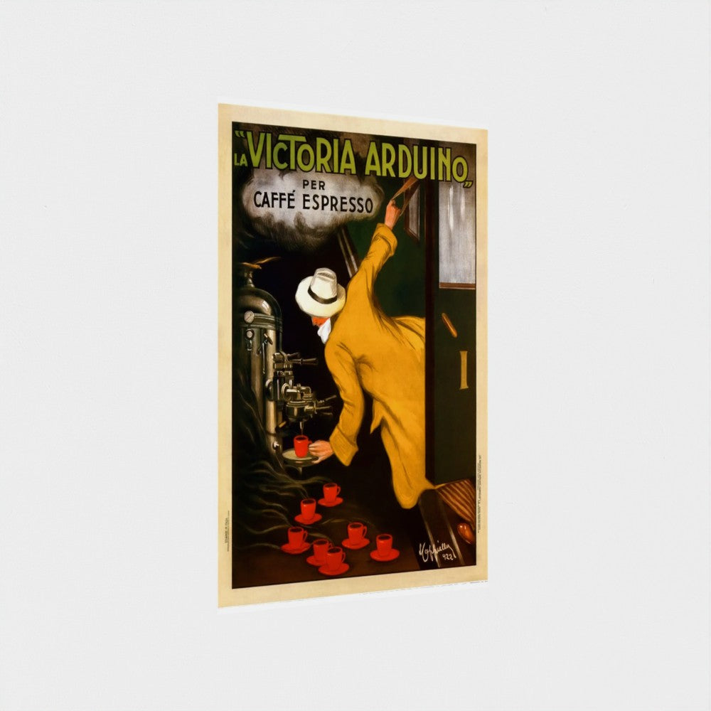Vintage Italian coffee poster print (1922) by Leonetto Cappiello