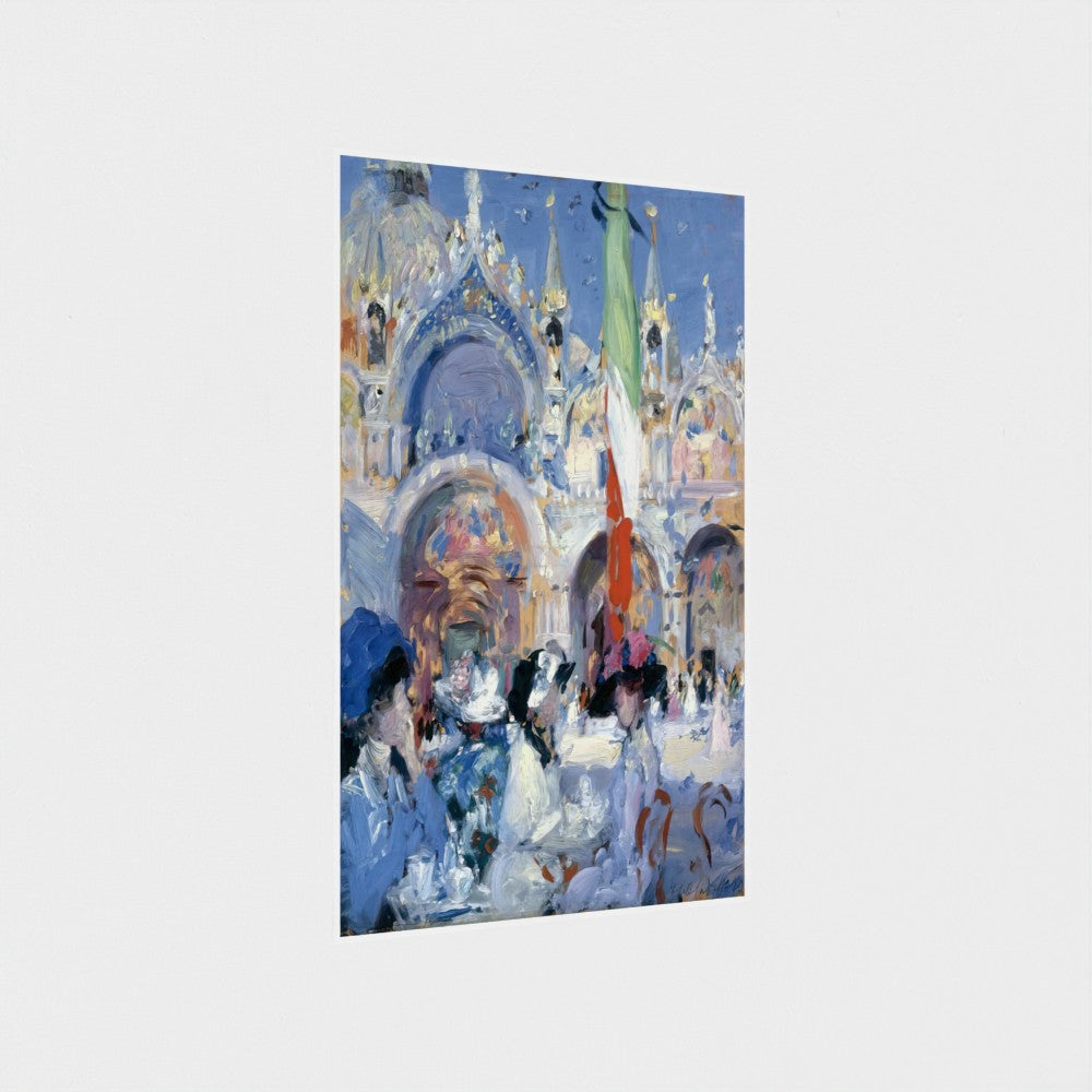 Florian's Cafe, Venice (1910) print by Francis Campbell Boileau Cadell