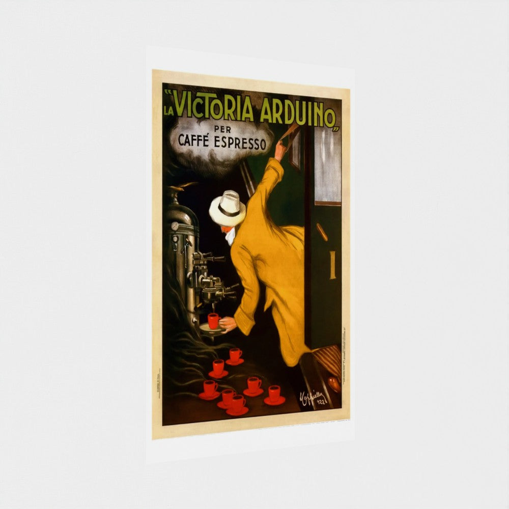 Vintage Italian coffee poster print (1922) by Leonetto Cappiello